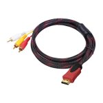 Mevronisshop - hdmi m�le vers 3 rca, c�ble connexion hdmi rca 1. 5m adaptateur convertisseur, c�ble de ...