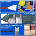 Mevronisshop - kit d'accessoires pour imprimante 3d, 99 pices, kit d'outils d'imprimante 3d avec kit ...