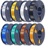 Mevronisshop - pla + filament pour imprimante 3d, lot de filaments plaplus en soie 250g, filament 3d ...
