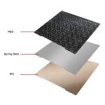 Mevronisshop - plaque de construction double face pour imprimantes 3d prusa i3 mk3, mk3s + , mk4, mk2. ...