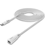 Micro cble d'extension usb power (20ft 6m) - mle vers femelle extender cordon pour blink xt2 outdoor ...