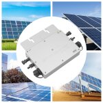 Micro onduleur solaire de 700w raccord�� au reseau, mppt, onde sinusoidale pure, etanche