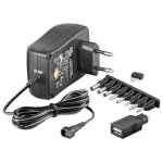Microconnect petravel30 adaptateur de puissance & onduleur noir