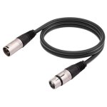 Microconnect xlrmf3 c�ble kvm noir 3 m