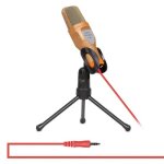Microphone d'enregistrement professionnel à condensateur tuyin sf666 avec trépied, port casque 3, 5 mm, ... Microphone d'enregistrement professionnel à condensateur tuyin sf666 avec trépied, port casque 3, 5 mm, ...