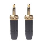 Microphone  revers 3. 5mm, prise audio, botier en cuivre nickel, soudure paissie avec cble filet ...