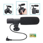 Microphone stro externe avec cble jack 3. 5mm, pour enregistrement, camscope dv, haute qualit, pour ...