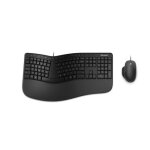 Microsoft ergonomic desktop - ensemble clavier et souris - usb - franais - noir