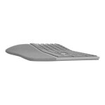 Microsoft surface ergonomic keyboard - clavier - sans fil - bluetooth 4. 0 - franais - gris alcantara ...