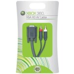 Microsoft xbox 360 vga hd av cable - c�ble de liaison pour console de jeux - 2. 4 m - blind� - pour xbox ...