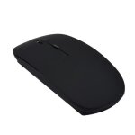 Mince souris silencieuse sans fil souris gaming pour jeux pc portable noir Mince souris silencieuse sans fil souris gaming pour jeux pc portable noir