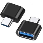 Mini adaptateur usb - c vers usb, connecteur pour macbook air, macbook pro, imac, mac mini - noir - booling ...