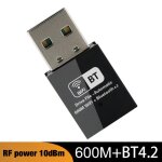 Mini adaptateur wifi usb 600 mbps, plug and play, double bande, dongle rseau sans fil, pour windows ...