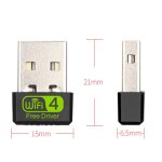 Mini adaptateur wifi usb sans fil, 150mbps, pilote gratuit, dongle, carte r�seau, r�cepteur ethernet, ...