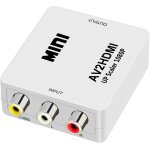 Mini av rca cvbs vers hdmi vid��o audio convertisseurs adaptateur support 720 1080p pour cam��ra, xbox ...