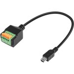 Mini cble usb  connexion rapide sans soudure - mini usb mle vers 5 broches - cble de charge de donnes ...