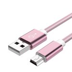 Mini cble usb vers usb, cble de donnes rapide, chargeur pour lecteur mp3 mp4, dvr de voiture, gps, ...
