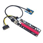 Mini carte graphique externe pci - e vers pci - e x16 riser + 60 cble usb pour ordinateur portable