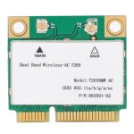 Mini carte wi - fi pcie double bande, adaptateur sans fil, composants reseau 802. 11ac 7265hmw ac