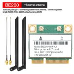 Mini carte wifi pci - e pour ordinateur portable, be200 be200hmw, 8774mbps, 2. 4g, 5g, 6 mesurz, strilisation ...