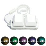 Mini clavier m�canique � 2 touches, r�tro - �clair�, axe rouge, touche de raccourci, audio de jeu personnalis� ...