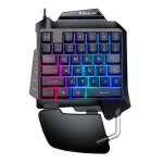 Mini clavier mécanique de jeu portable rétro - éclairé rvb, une main, contrôleur de jeu pour pc, ps4, ... Mini clavier mécanique de jeu portable rétro - éclairé rvb, une main, contrôleur de jeu pour pc, ps4, ...
