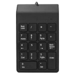Mini clavier numrique filaire usb  18 ou 19 touches, rtroclairage led, pav numrique sans fil pour ...