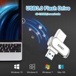 Mini cl� usb 128 universelle en forme de u, support � m�moire de 32 go / 64 go / 256 go / 3. 0 go, lecteur ...