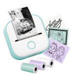 Mini imprimante bluetooth portable photo texte pour famille etudiants cadeau vert yonis