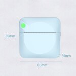 Mini - imprimante thermique de poche portable, 200dpi, impression sans fil sur papier photo