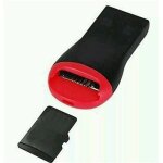 Mini lecteur de cartes mmoire portable avec cordon, adaptateur usb 2. 0 pour micro sd sdhc sdxc tf