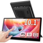 Mini moniteur tactile 10, 1  , ips 1540  720 usb - c, hdmi, portable, avec support et haut - parleur, ...