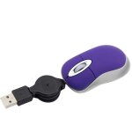 Mini souris optique de voyage usb r�tractable compacte, 1600 dpi, pour windows 98 2000 xp vista
