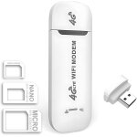 Modem sim 4g lte wifi portable, prise usb, routeur sans fil avec support pour cartes sim, support pour ...