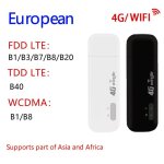 Modem wifi 4g usb sans fil, 150 mbps, dongle pour point d'accès avec emplacement pour carte sim Modem wifi 4g usb sans fil, 150 mbps, dongle pour point d'accès avec emplacement pour carte sim