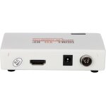 Modulateur hdmi rf convertisseur coaxial adaptateur vhf avec cordon mâle de type f pour ordinateurs portables ... Modulateur hdmi rf convertisseur coaxial adaptateur vhf avec cordon mâle de type f pour ordinateurs portables ...