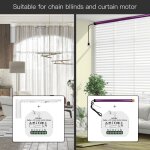 Module de commutateur de rideau wifi intelligent tuya, pour volet roulant, moteur de stores, vie intelligente, ... Module de commutateur de rideau wifi intelligent tuya, pour volet roulant, moteur de stores, vie intelligente, ...