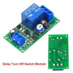 Module de relais  retardement, minuterie de relais, tableau de commutation 12v dc 0 - 60s, tableau de ...