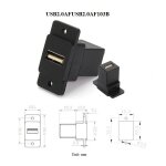 Montage sur panneau  vis rectangulaire en alliage de zinc, adaptateur de connecteur compatible hdmi, ...