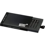 Montblanc 105191 cartouches d'encre - mystery black - encre pour stylo plume - noir - 8 cartouches