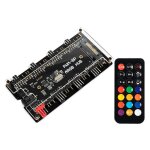 Moyeu de ventilateur 1 à 8 pwm, 12v, 4 broches, argb, 5v, 3 broches, répartiteur adressable, carte mère, ... Moyeu de ventilateur 1 à 8 pwm, 12v, 4 broches, argb, 5v, 3 broches, répartiteur adressable, carte mère, ...