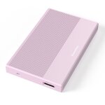 Mr23g b - a pink - botier pour disque dur sata en aluminium, interface usb 3. 0, led 2. 5, raid