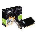 Msi gt 710 2gd3h lp - carte graphique - gf gt 710 - 2 go ddr3 - pcie 2. 0 x16 profil bas - dvi, d - sub, ... Msi gt 710 2gd3h lp - carte graphique - gf gt 710 - 2 go ddr3 - pcie 2. 0 x16 profil bas - dvi, d - sub, ...