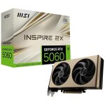 Msi rtx 5060 inspire 2x oc 8g, geforce rtx 5060, 8. 0 gb gddr7, pci - express