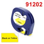 Mu. com. br ou 91201 ruban d'tiquettes compatible dymo letratag 12267 91202 91203 91204 12mm lt pour ...