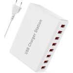 Multi usb charger, 50w charger 8 - port charging dock, multi usb charger, mains multi - socket, charger ...