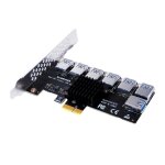 Multiplicateur pci - e 1x1 � 7, eux1070, pour minage, carte d'extension pci express usb3. 0 pour dos, ...