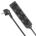 Multiprise 4 prises, bloc multiprise parafoudre, 4 prises electrique schuko type f mise a la terre allemagne, ...