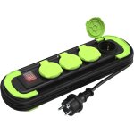 Multiprise 4 prises ip44 prise multiple avec interrupteur, multiprise exterieur etanche, prises a contact ...