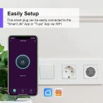 Multiprise connectée wifi intelligente 16a 4 prises + 2 usb a + 1 usb c, mesure de consommation electrique, ... Multiprise connectée wifi intelligente 16a 4 prises + 2 usb a + 1 usb c, mesure de consommation electrique, ...